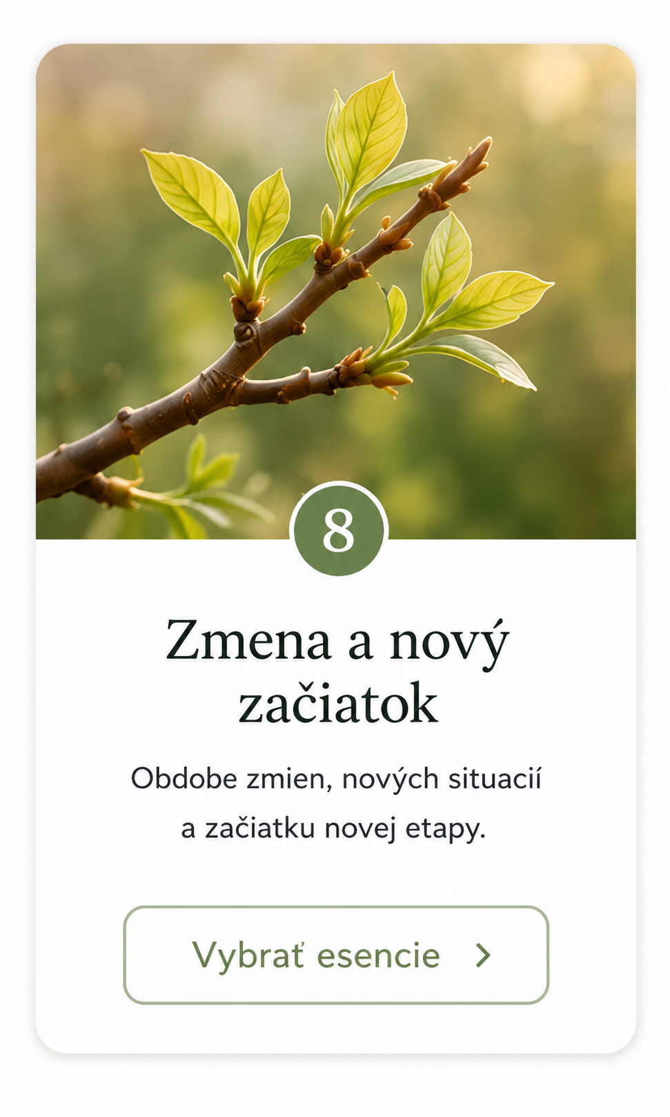 Bachove esencie - Zmena a nový začiatok